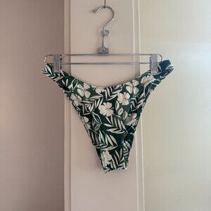 Stone Fox Swim Green/White Bikini Set